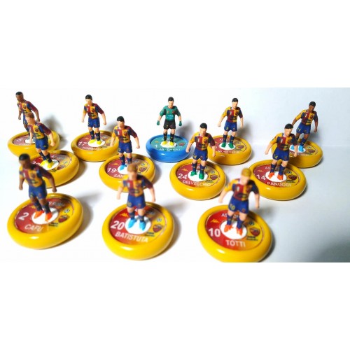 Subbuteo Andrew Table Soccer AS Roma 2001-2002 on Aeolus Professional bases